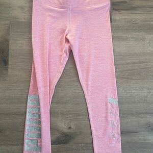 NWT girls Puma leggings with metallic logo
